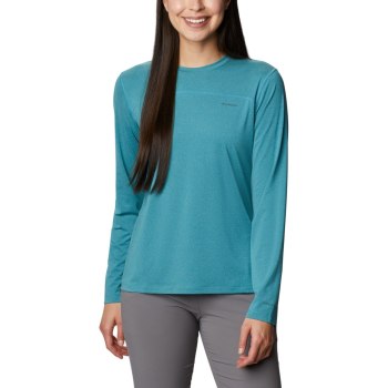 Columbia Ženske Majice S Kapuljačom - Gran Paradiso Long Sleeve Plave | ABUL-25963